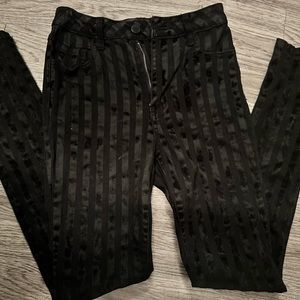 Dolls Kill Widow pinstripe pants XS